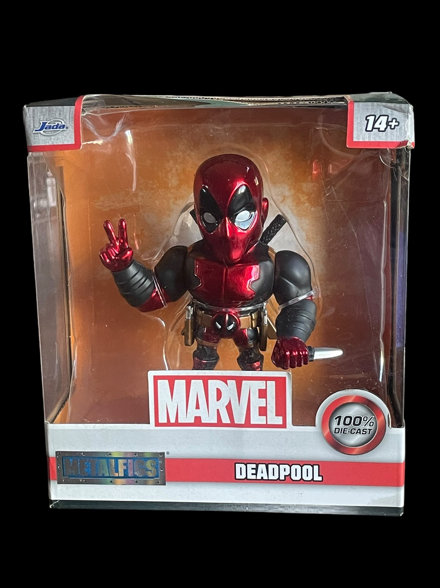 2021 Jada Toys Die-Cast Metals Marvel Deadpool 4" Inch Metal Action Figure