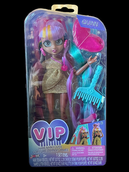 VIP Hair Makeover Quinn Transformable Hair Fashion Doll