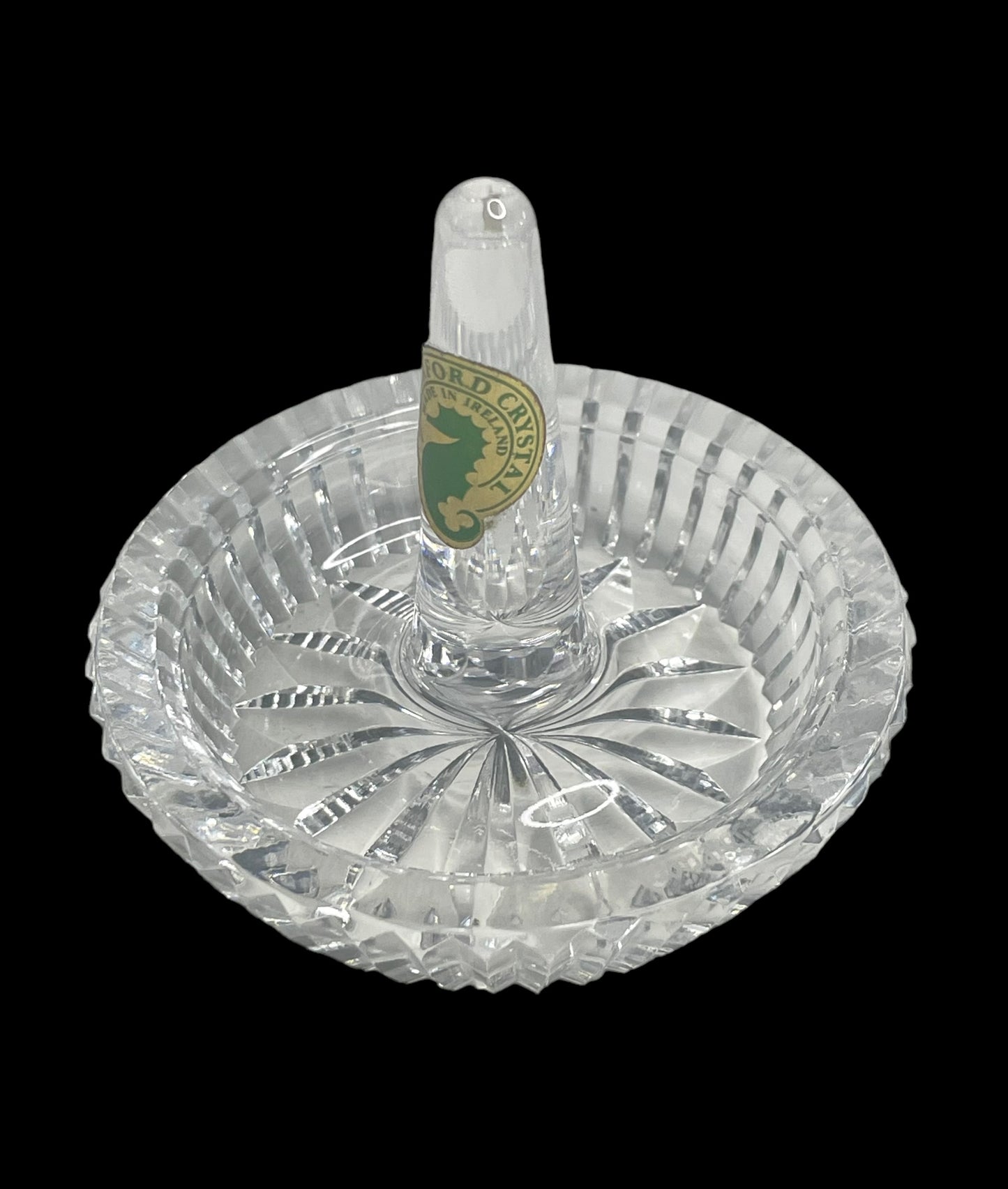 Waterford Crystal Round Dish Heritage Ring Holder