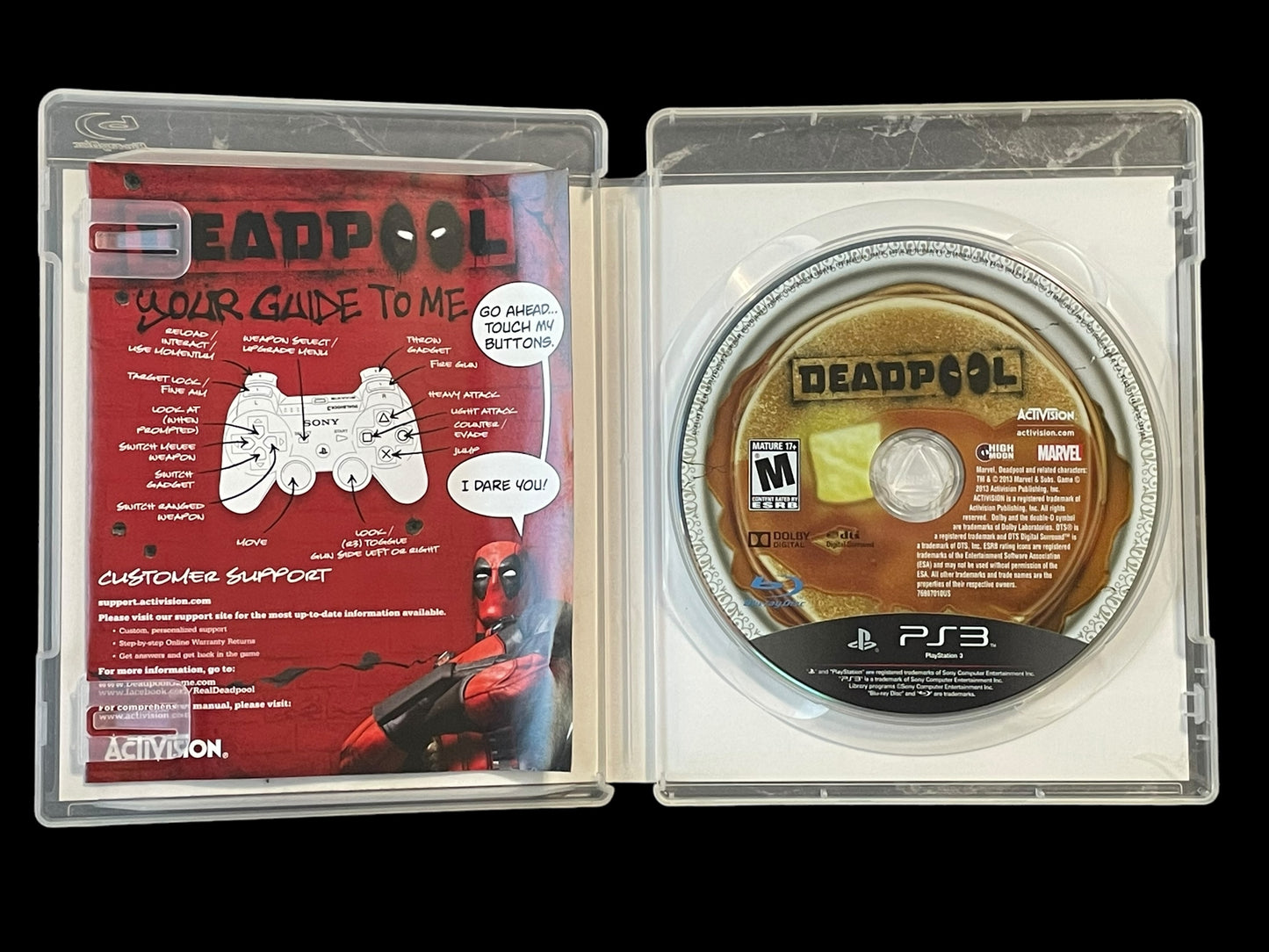 2013 Deadpool Sony PS3 Playstation 3 Complete Game