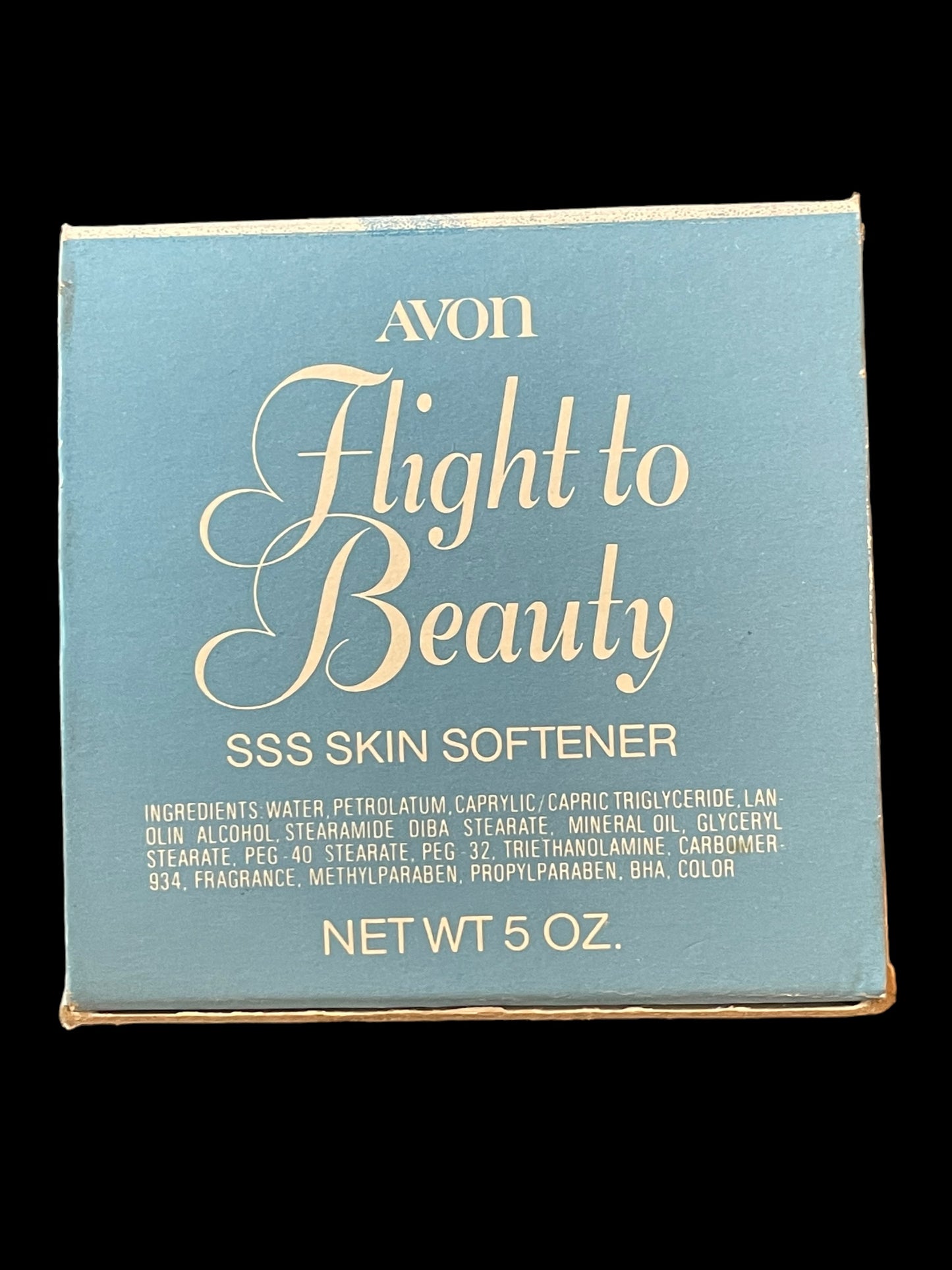 Avon Flight to Beauty SSS Skin Softener 5oz 1/4 Full