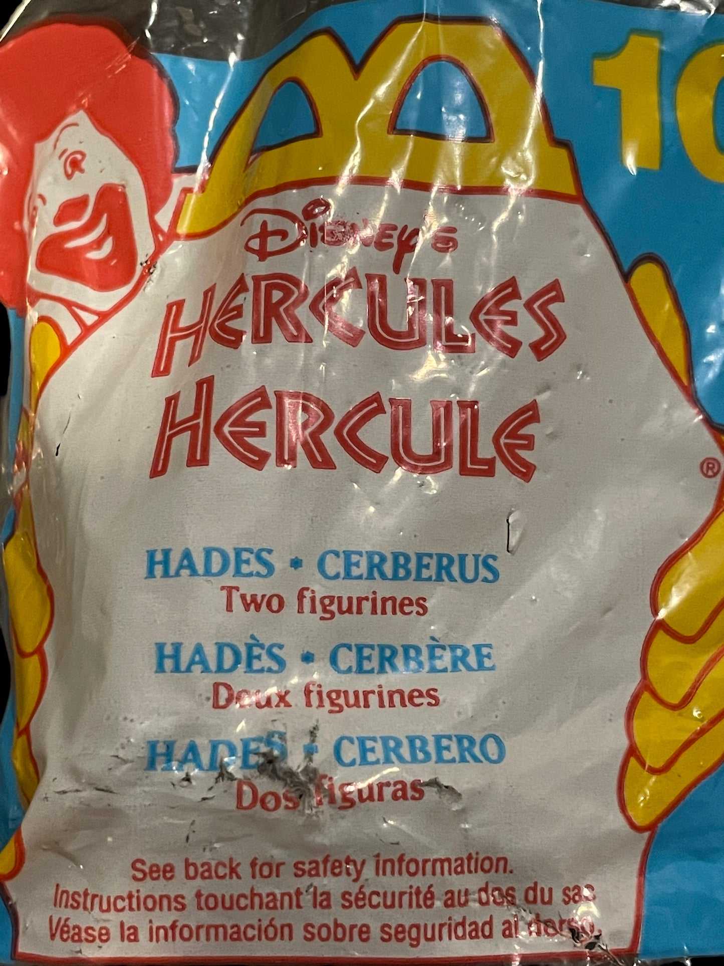 1996 Hercules Hades & Cerberus McDonald's Happy Meal Toy