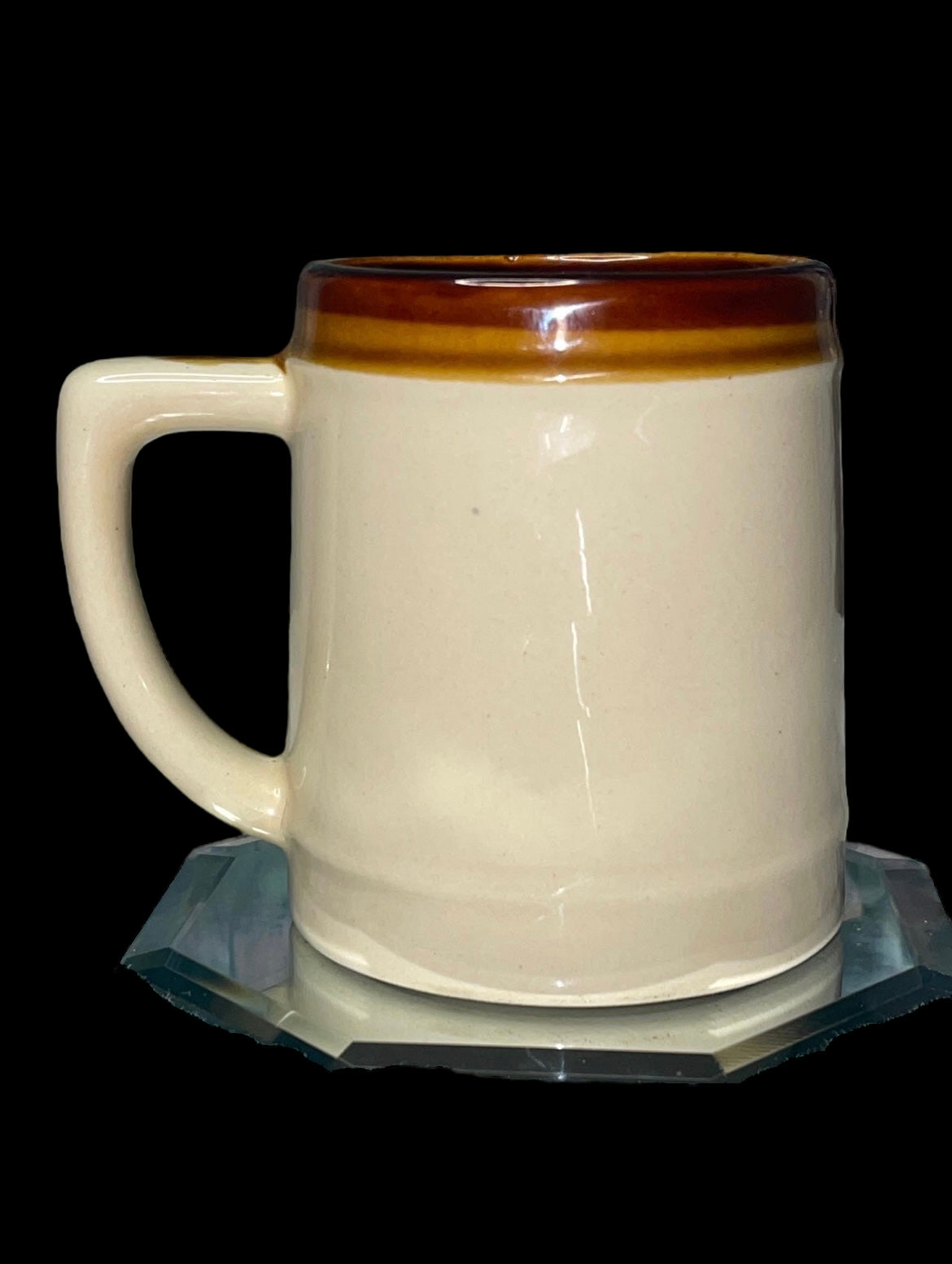 Vintage Niagara Falls Canada Coffee Cup Brown Glaze