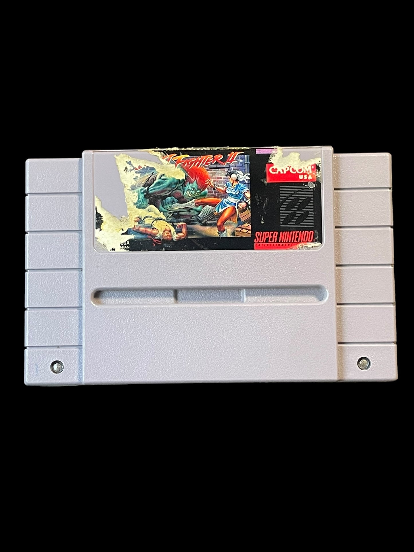 1992 Street Fighter II SNES Super Nintendo Entertainment System Cartridge Tested