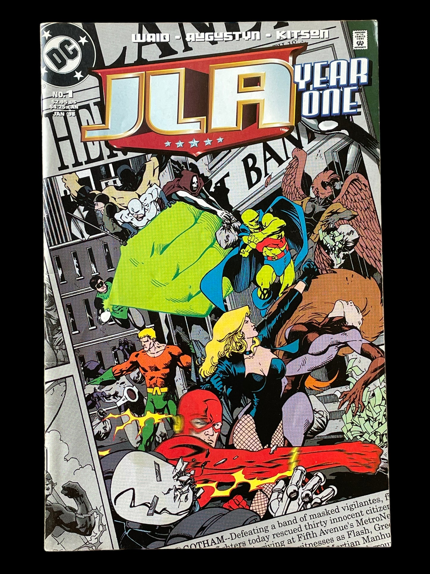 JLA Year One No. 1 Jan 1998 DC Comics Book