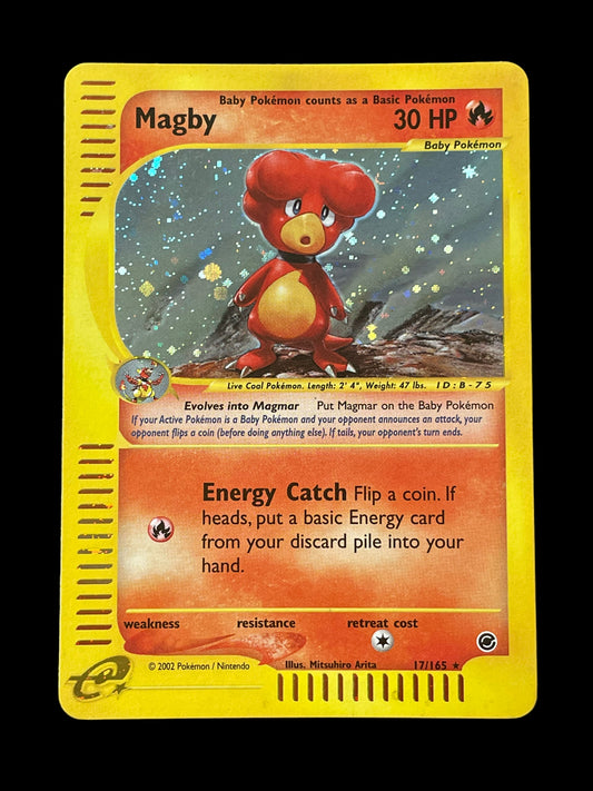 Magby #17 Pokemon Expedition Graded MINT 9