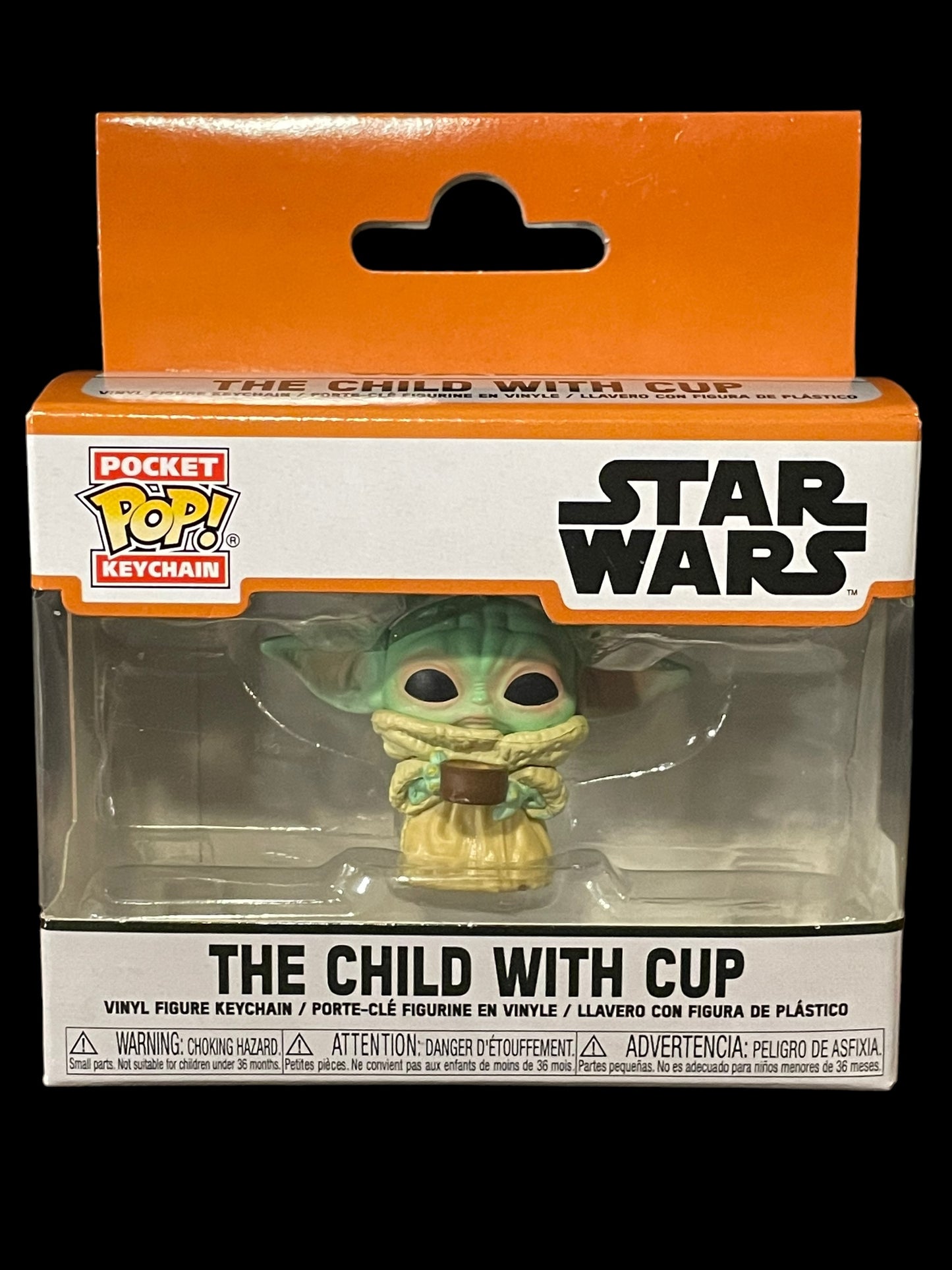 Funko Pop! Star Wars Vinyl Figure Keychain The Child With Cup