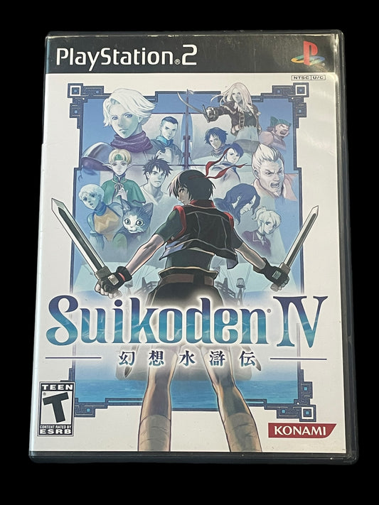 2005 Suikoden IV Sony PS2 Playstation 2 Complete Game