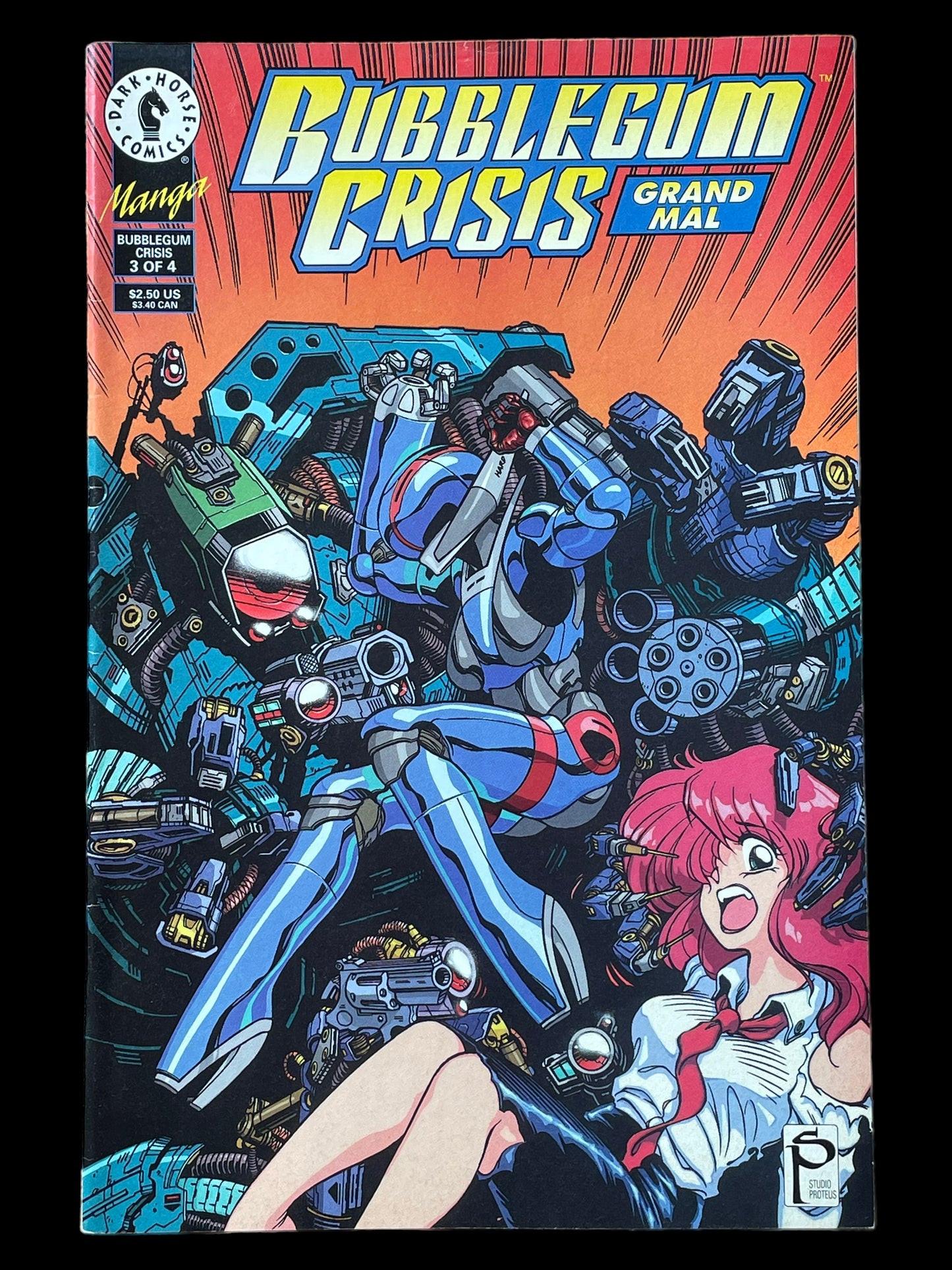 Bubblegum Crisis: Grand Mal #3 May 1994 Dark Horse Comics Book