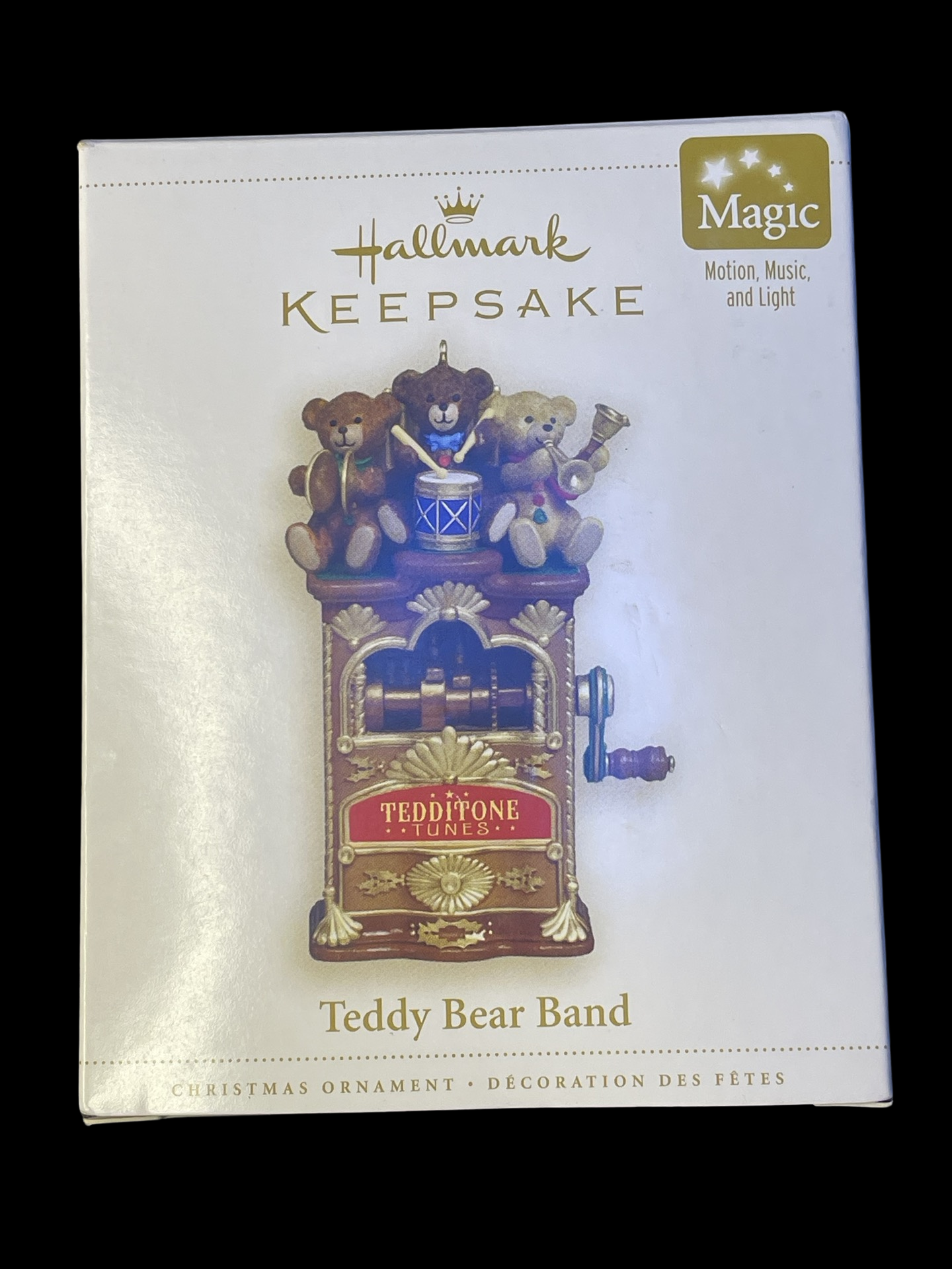 2006 Hallmark Keepsake Ornament Teddy Bear Band, Magic