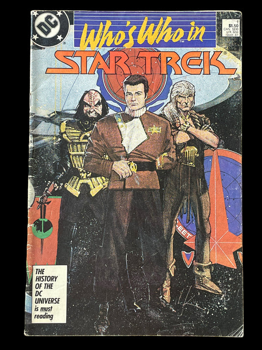 Who's Who in Star Trek #1 March 1987 DC Comics Book