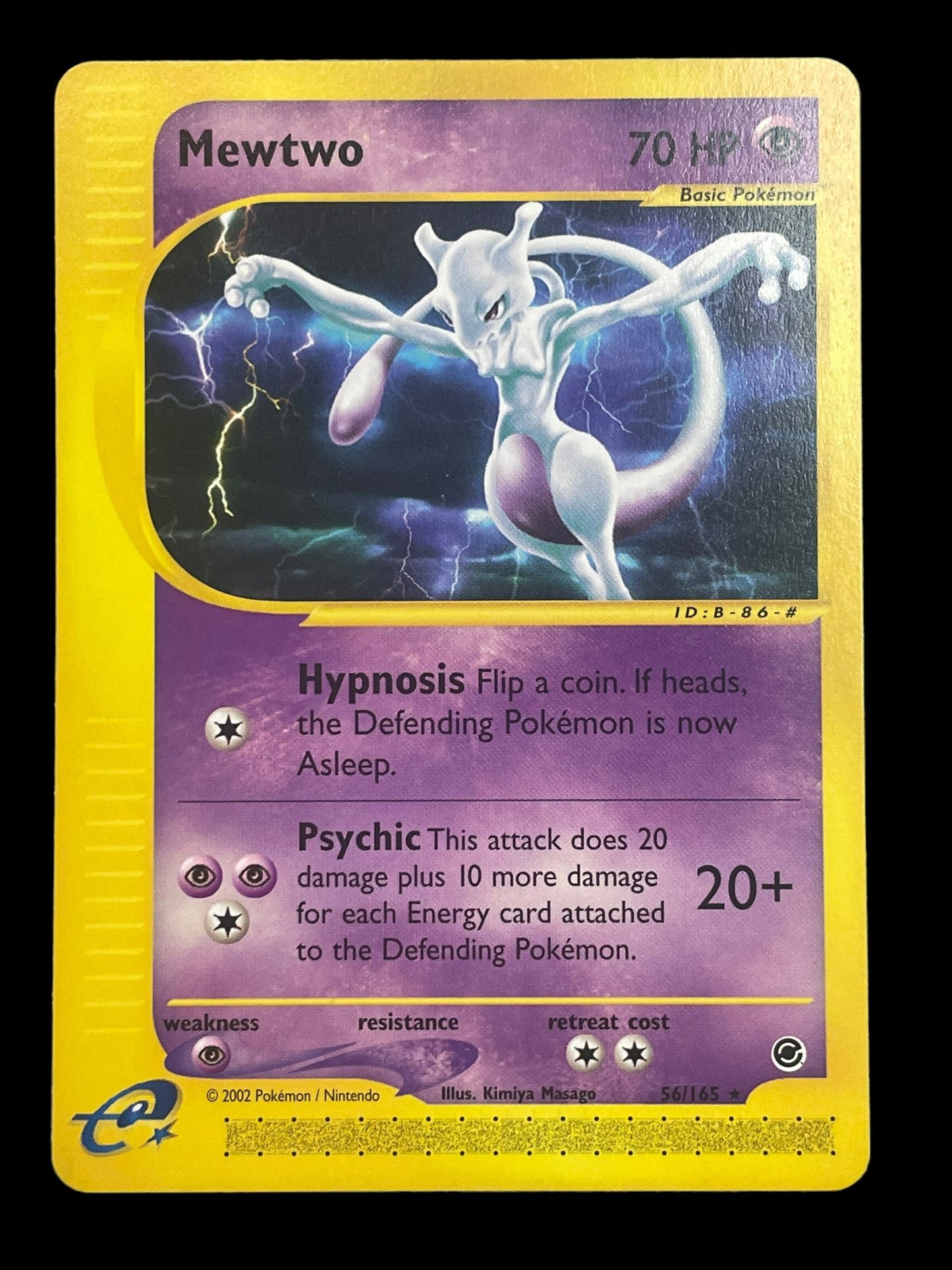 Mewtwo #56 Pokemon Expedition Graded NM MINT+ 8.5