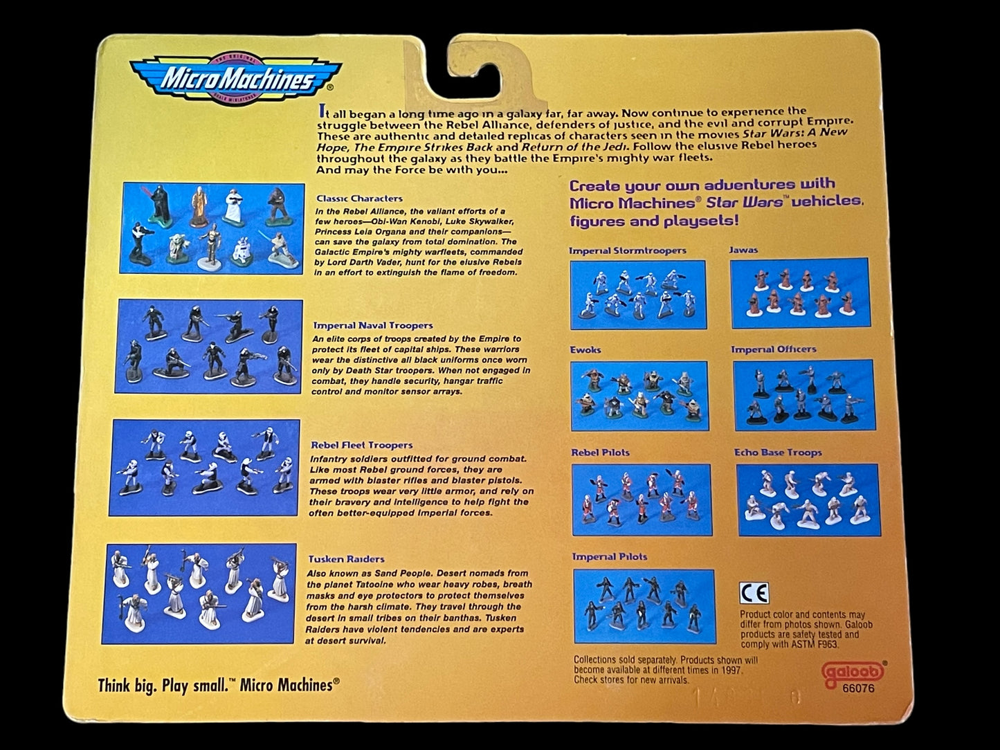 1996 Star Wars Micro Machines Echo Base Troops