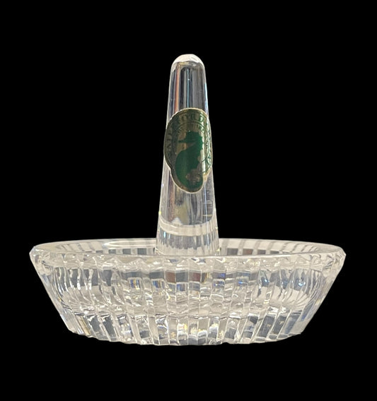 Waterford Crystal Round Dish Heritage Ring Holder