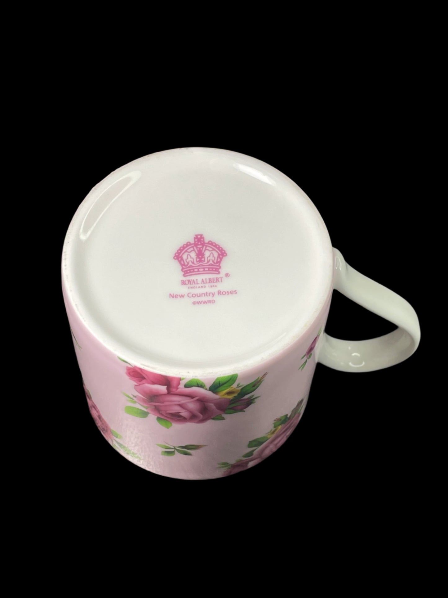 Royal Albert New Country Pink Roses Floral Coffee Mug