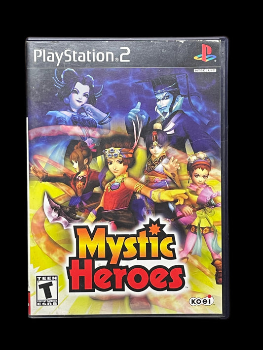 2002 Mystic Heroes PS2 Sony PlayStation 2 Multiplayer Game CIB with Manual