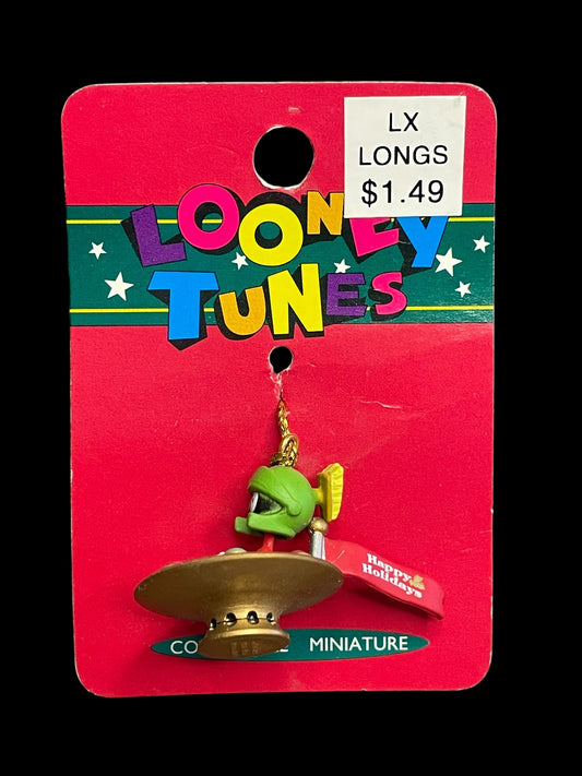 1995 Matrix Looney Tunes Marvin the Martian Mini Christmas Ornament