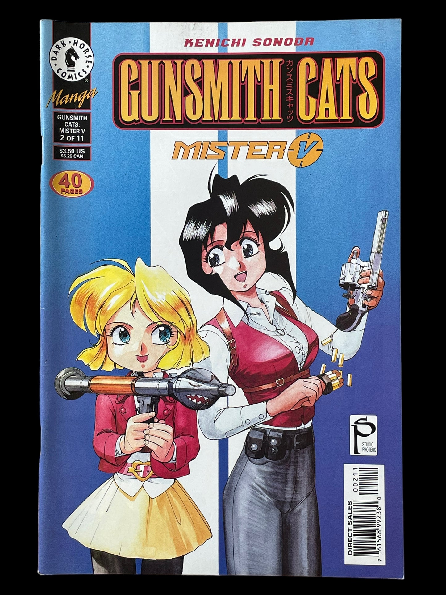 Gunsmith Cats: Mister V Complete Set of 1 to 11 Dark Horse Comics Books