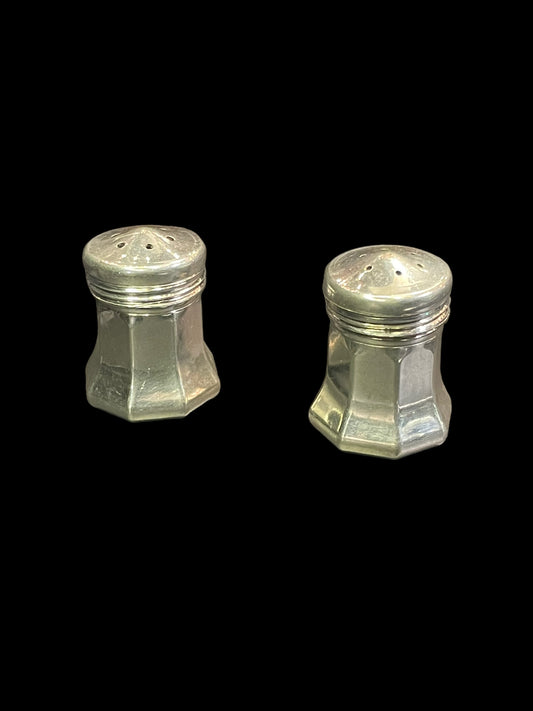 Vintage Worcester Pewter Made in USA Salt and Pepper Shakers