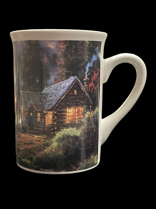 1999 Thomas Kinkade Lakeside Hideaway Mug