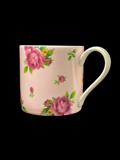 Royal Albert New Country Pink Roses Floral Coffee Mug