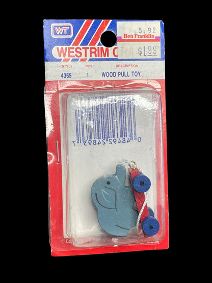 Westrim Crafts Mini Elephant Wood Pull Toy