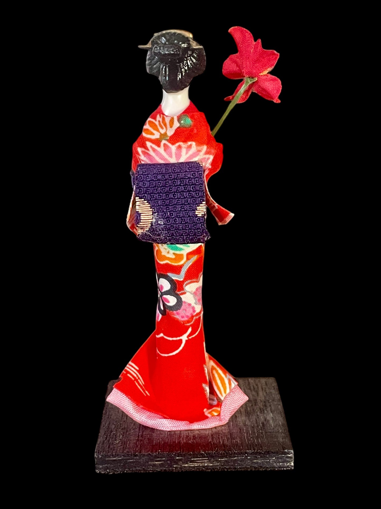 Japanese Geisha Figurine Set of 3 Made in Japan