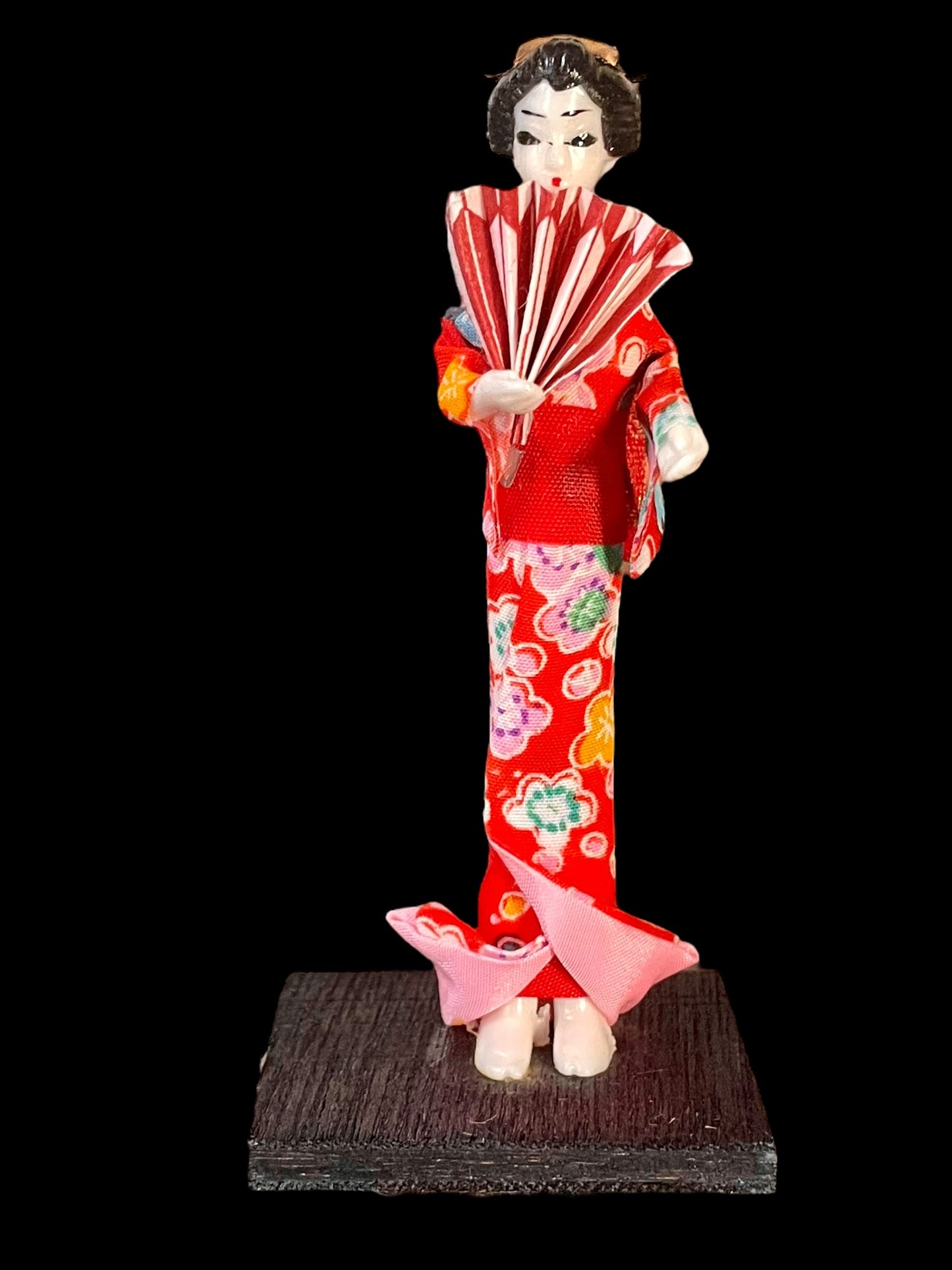 Japanese Geisha Figurine Set of 3 Made in Japan