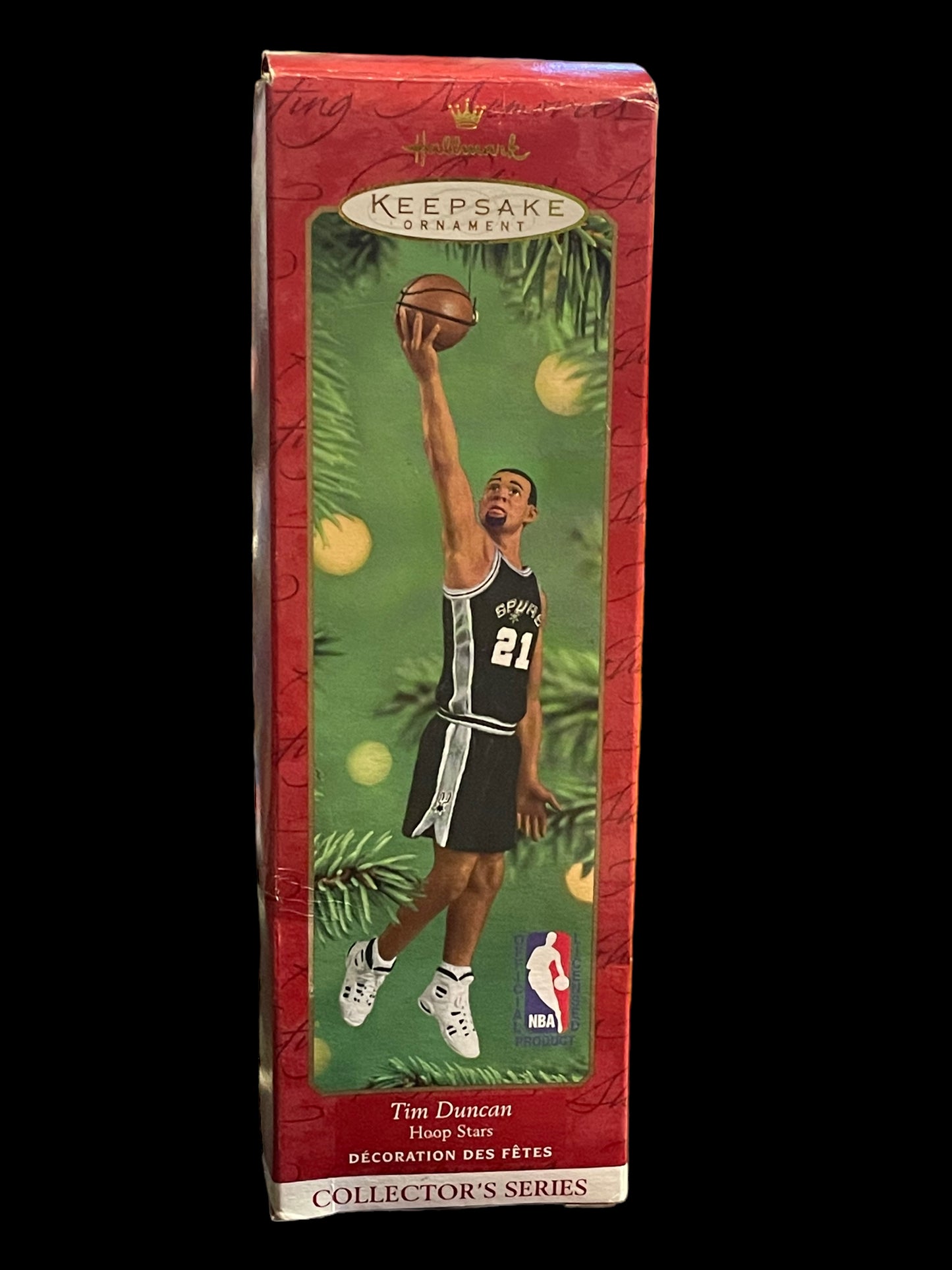 2001 Hallmark Keepsake Ornament Tim Duncan