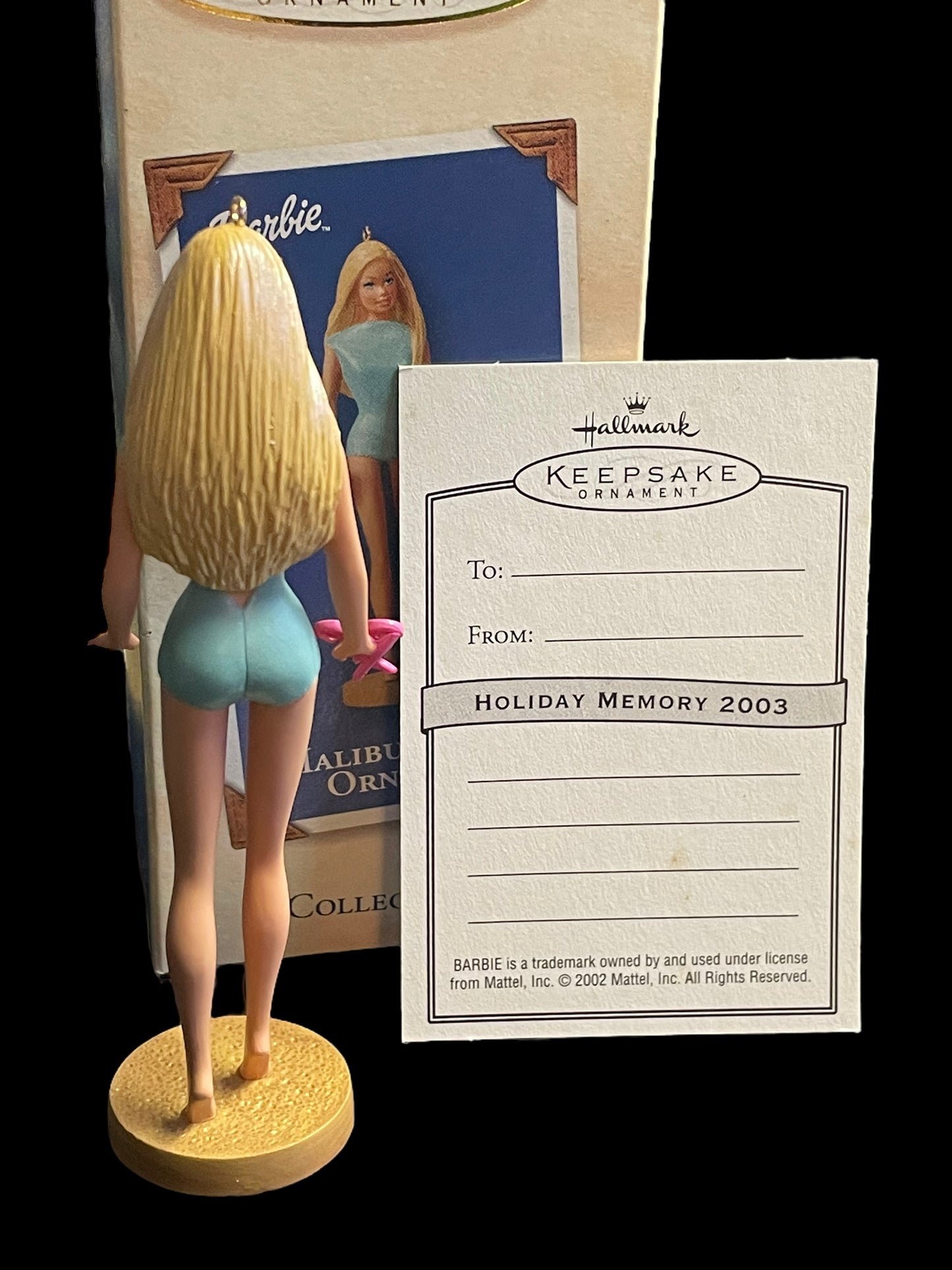 2002 Hallmark Keepsake Ornament Malibu Barbie