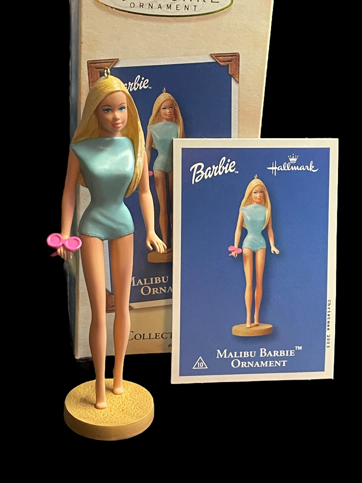 2002 Hallmark Keepsake Ornament Malibu Barbie