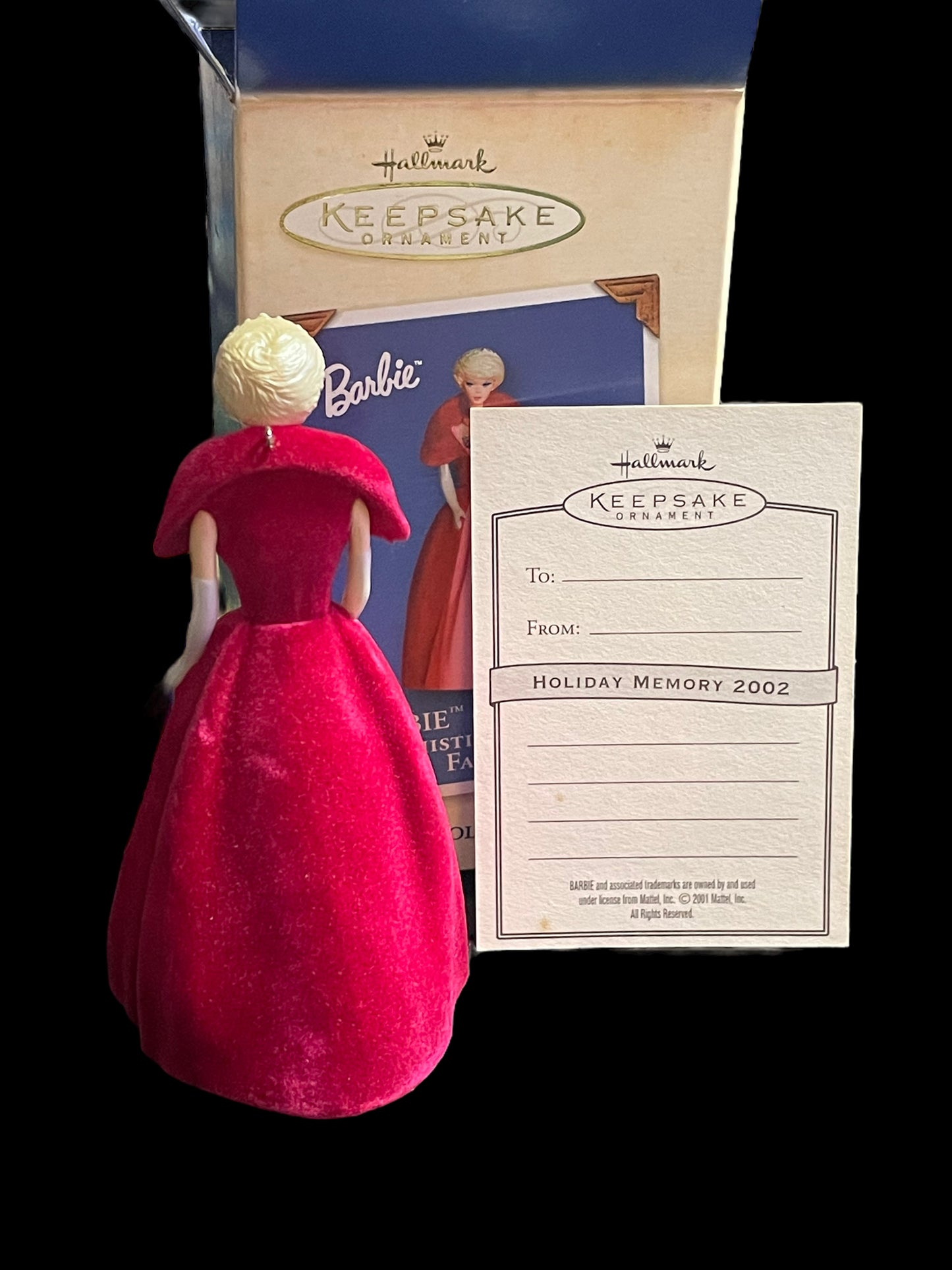 2002 Hallmark Keepsake Sophisticated Lady Fashion Barbie Ornament