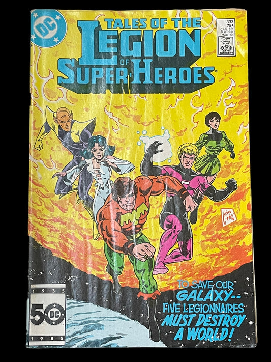 Tales of the Legion of Super-Heroes No. 333 Mar 1986 DC Comics Book