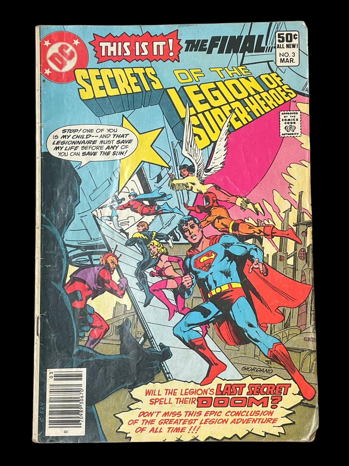 Secrets of the Legion of Super-Heroes #3 March 1981 DC Comics Book