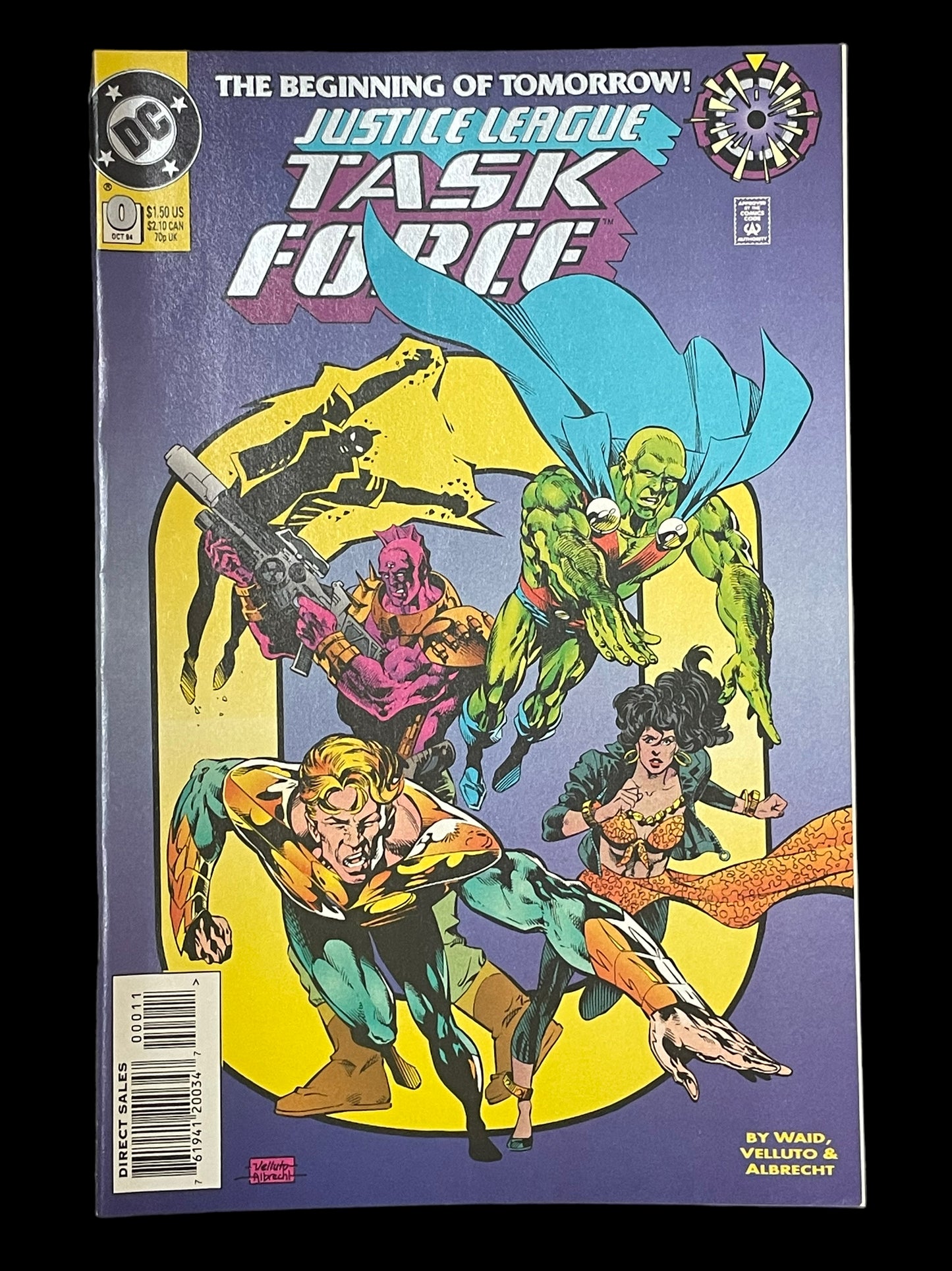 Justice League Task Force #0 Oct 1994 DC Comics Book