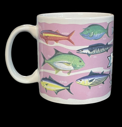 1999 Aloha Petroleum LTD Commemorative Fish Mug Designed in Hawaii