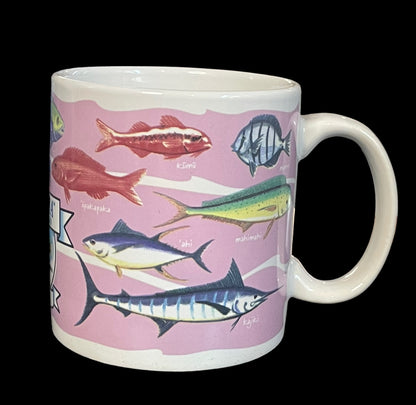 1999 Aloha Petroleum LTD Commemorative Fish Mug Designed in Hawaii