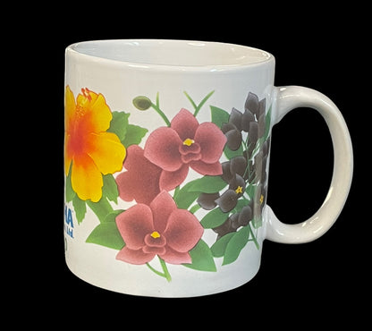 2000 Aloha Petroleum LTD Commemorative Floral Mug Designed in Hawaii