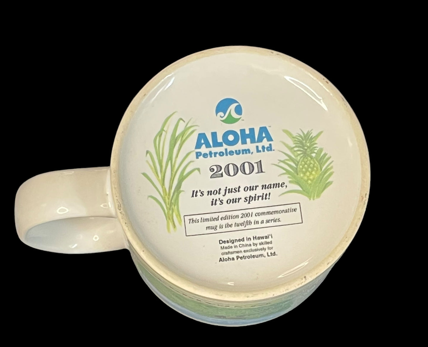 2001 Aloha Petroleum LTD Commemorative Agriculture Mug Designed in Hawaii