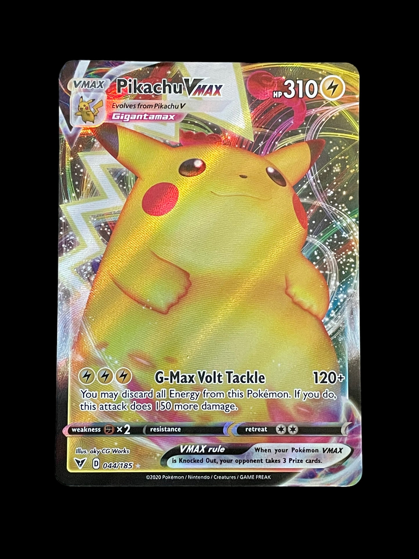 Pikachu VMAX #44 Pokemon Vivid Voltage