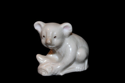 Vintage Gray Ceramic Koala Bear Mini Figurine by George Good