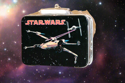 1998 Hallmark Keepsake Ornament Star Wars Tin Lunch Box