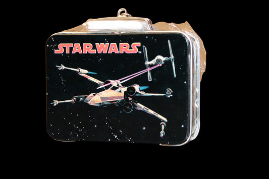 1998 Hallmark Keepsake Ornament Star Wars Tin Lunch Box