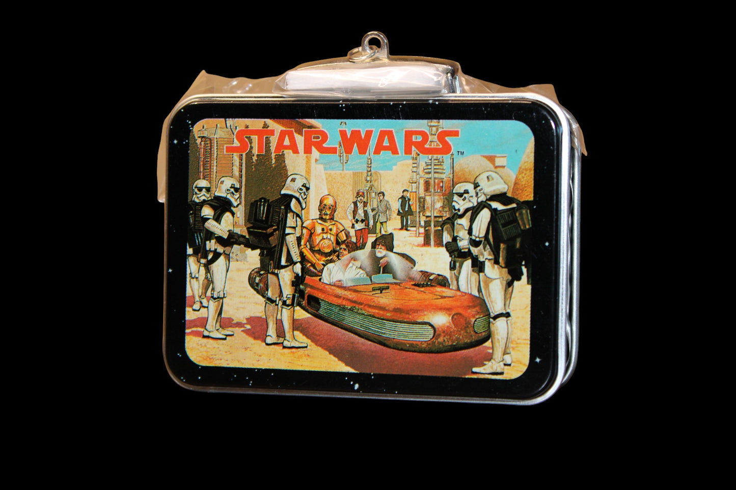 1998 Hallmark Keepsake Ornament Star Wars Tin Lunch Box