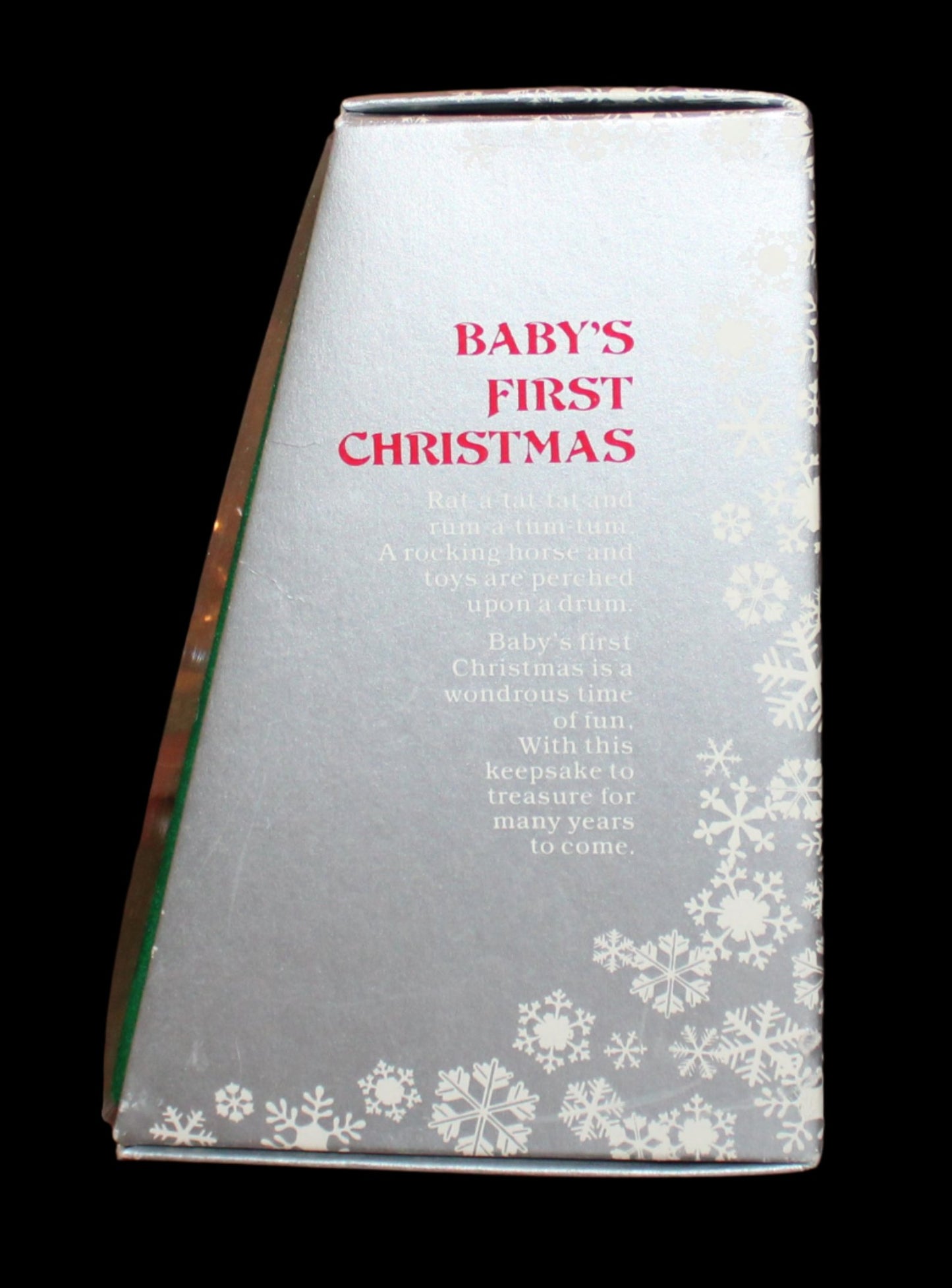 1983 Enesco Babies 1st Christmas Music Box Ornament