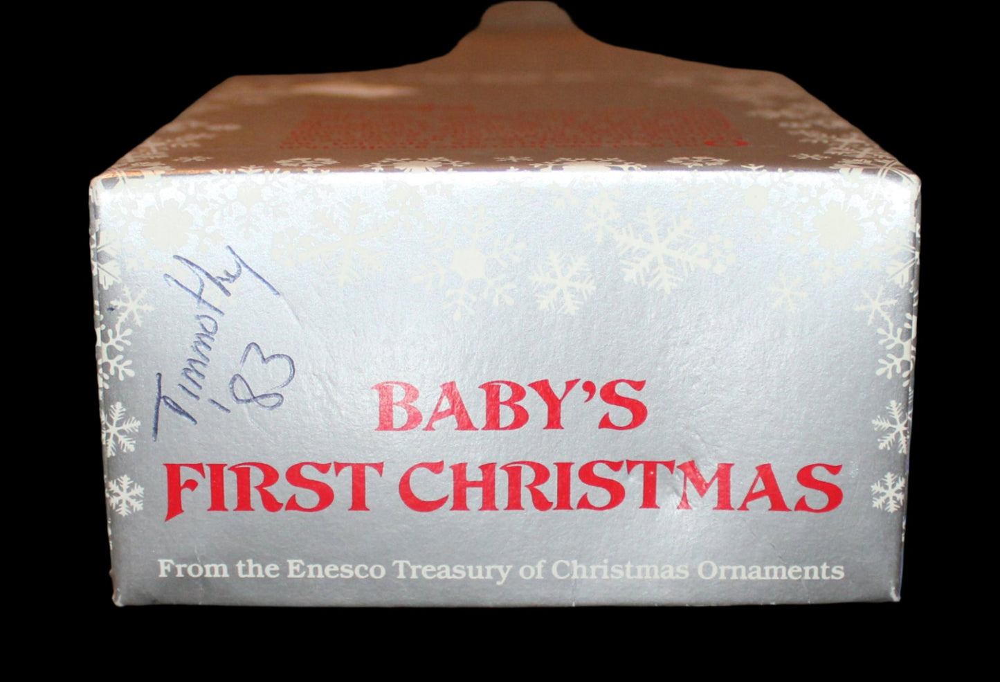 1983 Enesco Babies 1st Christmas Music Box Ornament