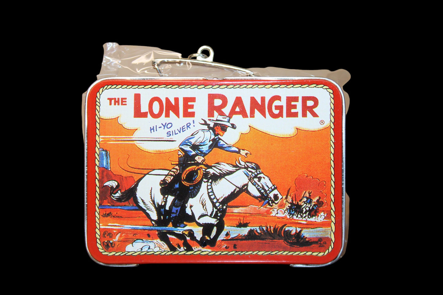 1997 Hallmark Keepsake Ornament The Lone Ranger Lunch Box