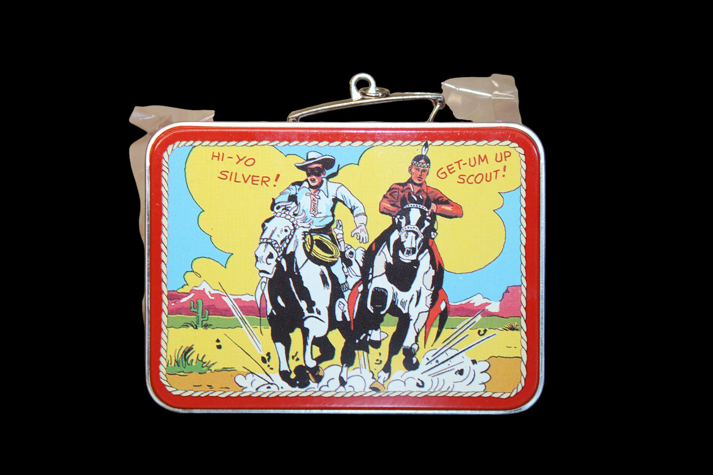 1997 Hallmark Keepsake Ornament The Lone Ranger Lunch Box