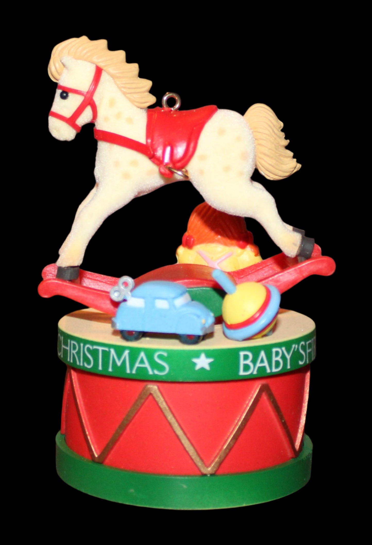 1983 Enesco Babies 1st Christmas Music Box Ornament