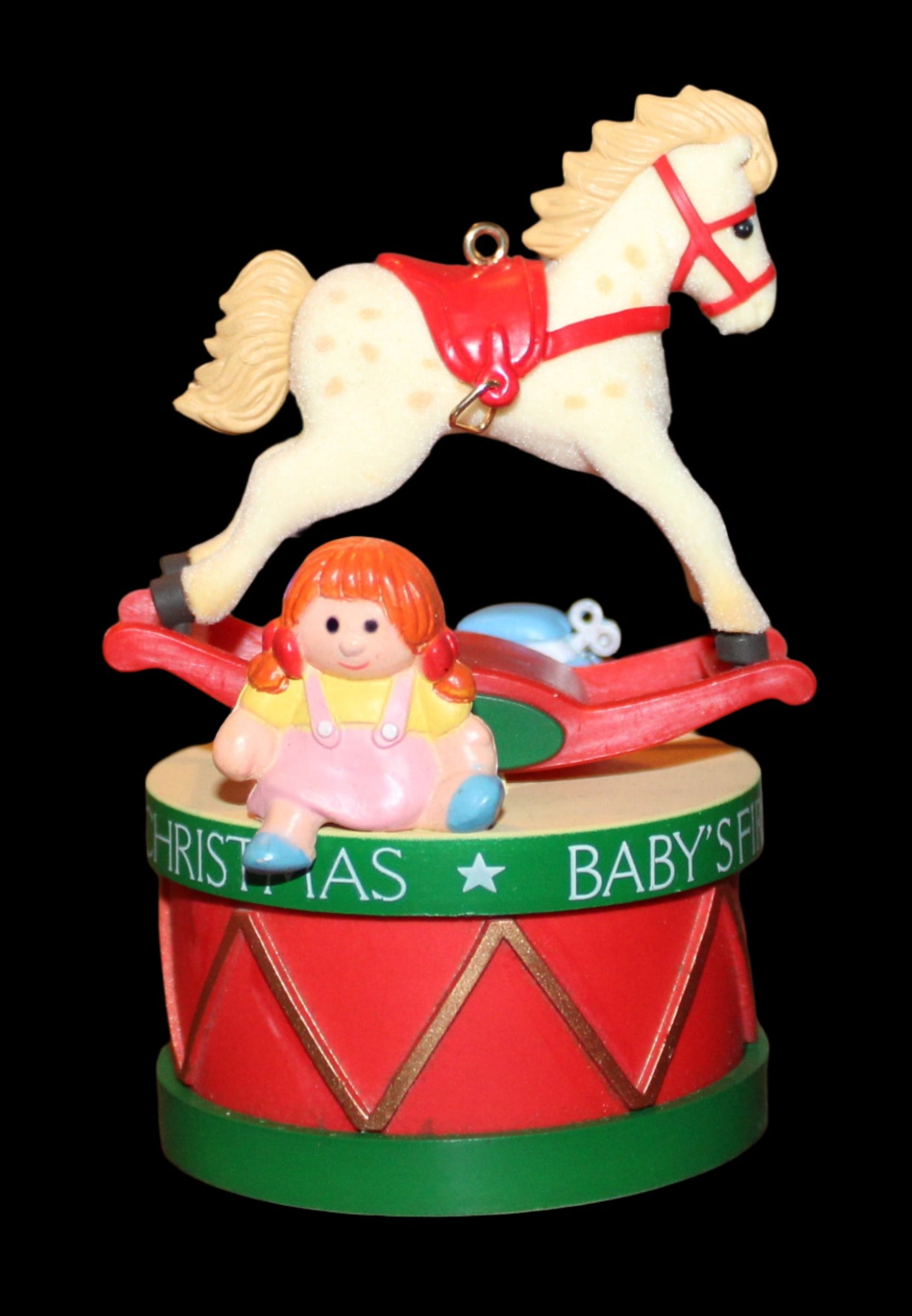 1983 Enesco Babies 1st Christmas Music Box Ornament